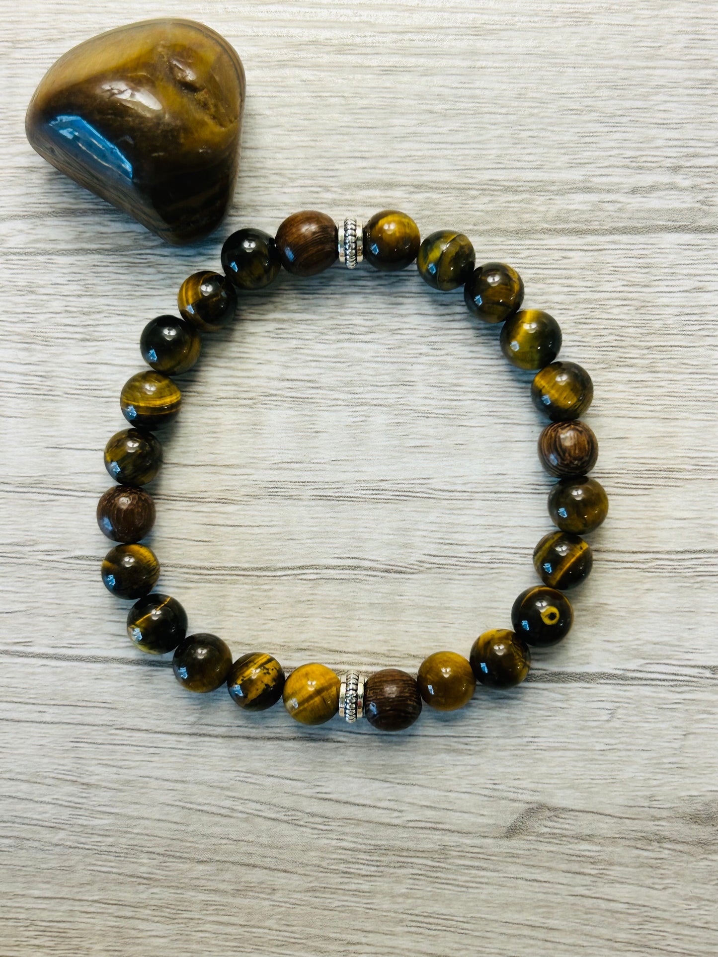 Tiger's Eye Crystal Healing Bracelet