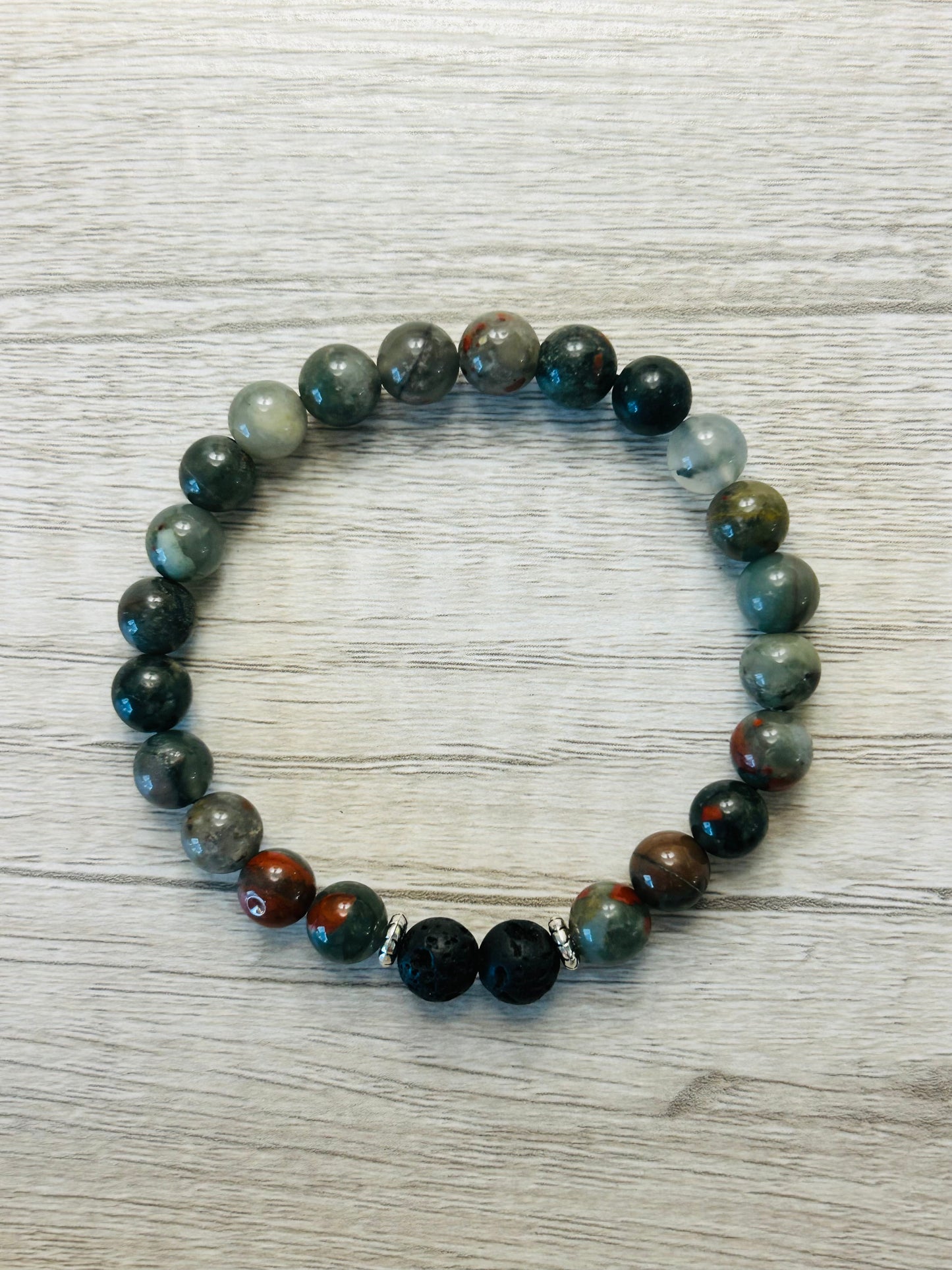 Bloodstone Crystal Healing Bracelet