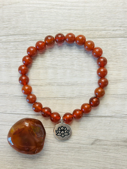 Carnelian Crystal Healing Bracelet