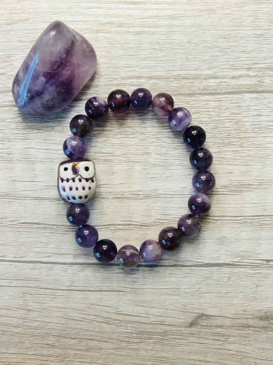 Amethyst Kids Crystal Healing Bracelet