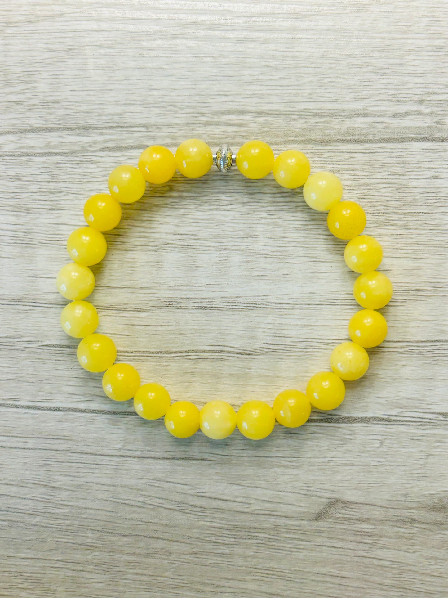 Yellow Agate Crystal Healing Bracelet